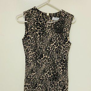 Calvin Klein Leopard Dress